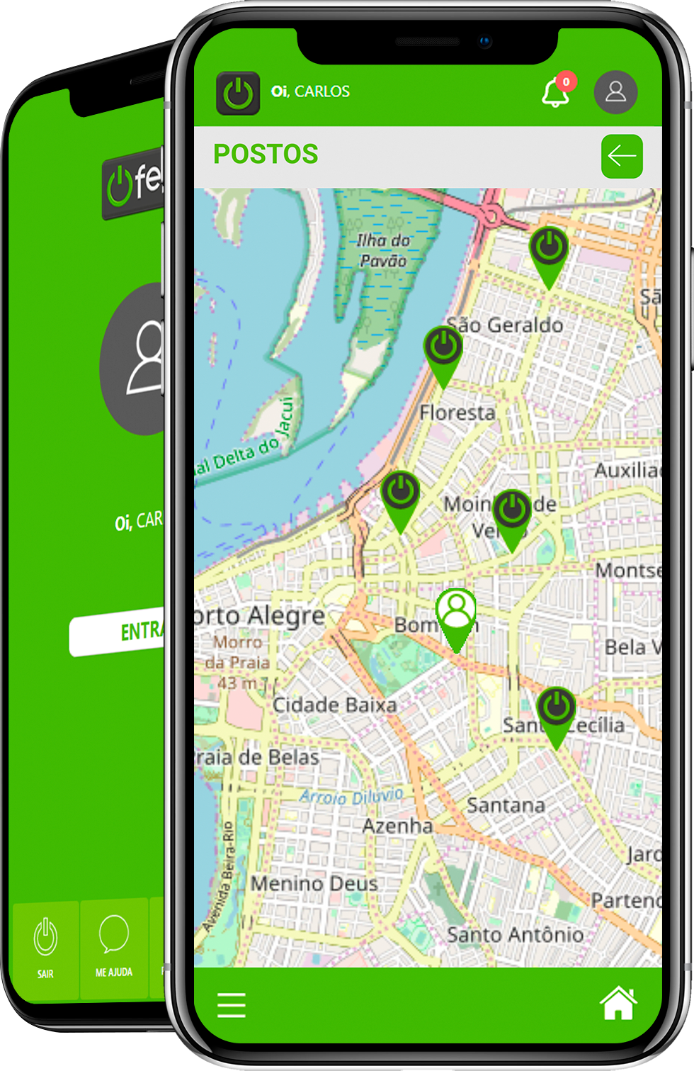 app screen